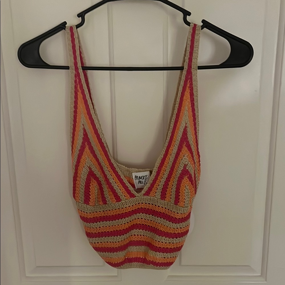 Colorful Striped Knit Top